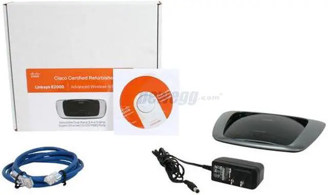 Alt view image 5 of 5 - Linksys E2000-RM Gigabit Advanced Wireless Router IEEE 802.3/3u/3ab, IEEE 802.11a/b/g, IEEE802.11n