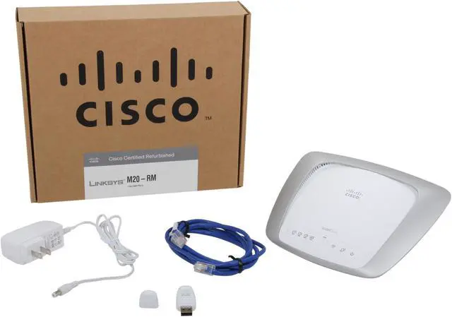 Alt view image 6 of 6 - Linksys LINK-M20-RM Valet Plus Wireless-N Router IEEE 802.11b/g/n