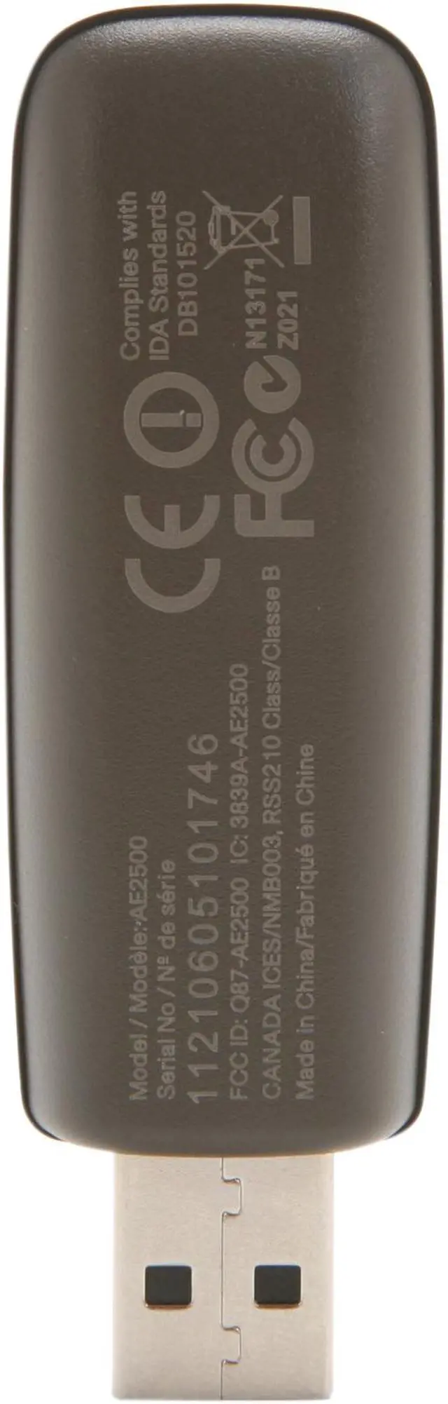 Alt view image 4 of 5 - Linksys AE2500 High Performance Dual-Band Wireless-N Adapter IEEE 802.11a/b/g/n USB 2.0 Up to 300Mbps Wireless Data Rates