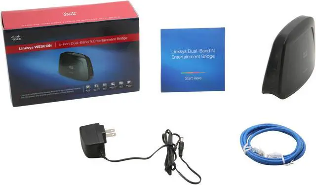 Alt view image 5 of 5 - LINKSYS WES610N Dual-Band Wireless-N Entertainment Bridge