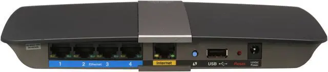 Alt view image 3 of 4 - Linksys E4200V2 Maximum Performance Dual-Band N900 Wireless Router IEEE 802.11a/b/g/n, IEEE 802.3/3u/3ab