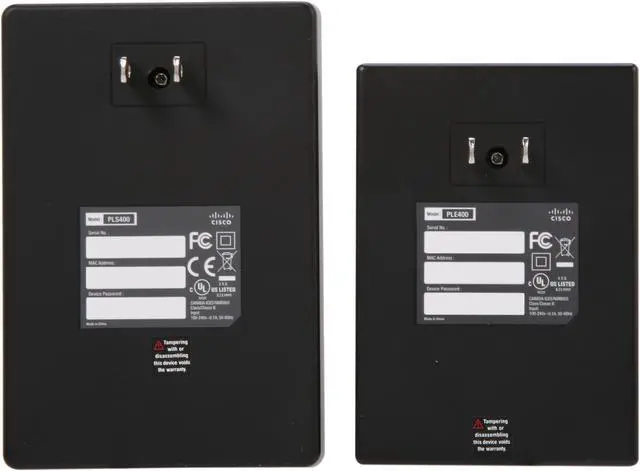 Alt view image 4 of 6 - LINKSYS PLSK400 Powerline AV 4-Port Network Adapter Kit Up to 200Mbps