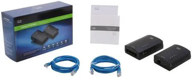 Alt view image 6 of 6 - LINKSYS PLSK400 Powerline AV 4-Port Network Adapter Kit Up to 200Mbps