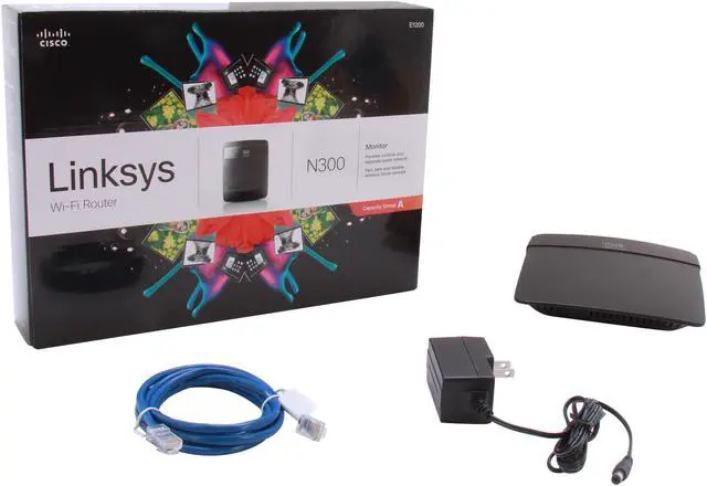 Alt view image 5 of 5 - Linksys N300 Wi-Fi Wireless Router with Linksys Connect Including Parental Controls & Advanced Settings (E1200)