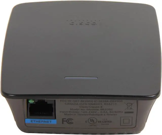 Alt view image 5 of 6 - Linksys RE2000 N600 Dual Band Wireless Range Extender