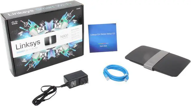 Alt view image 5 of 5 - Linksys EA4500-NP SMART Dual-Band Wireless N900 Router IEEE 802.11a/b/g/n, IEEE 802.3/3u/3ab