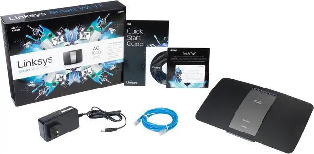 Alt view image 7 of 6 - Linksys EA6400 Smart Wi-Fi Router - Dual Band AC 1600 Video Enthusiast IEEE 802.11ac, IEEE 802.11a/b/g/n