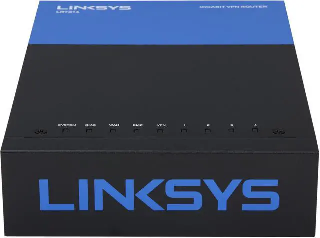 Alt view image 2 of 6 - LINKSYS LRT214 Business Gigabit VPN Router