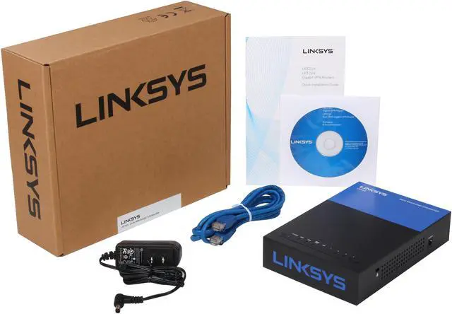 Alt view image 6 of 6 - LINKSYS LRT224 Business Dual WAN Gigabit VPN Router