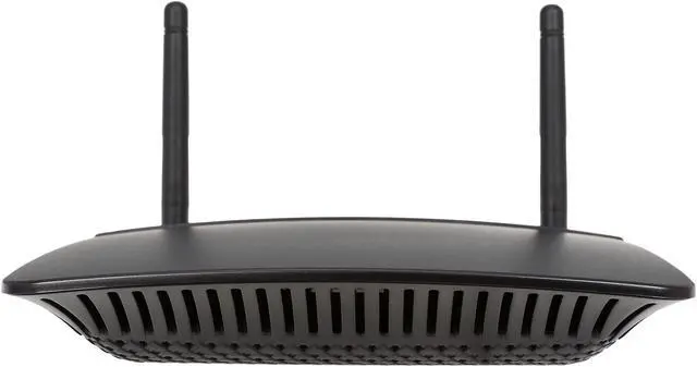 Alt view image 2 of 5 - Linksys N300+ Wireless Router with Gigabit Ports and Flexible Antennas for Optimal Wi-Fi Range and Performance (E1700-FFP)