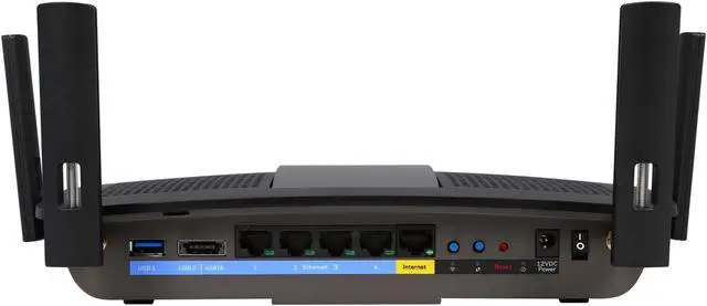 Alt view image 4 of 6 - Linksys E8350 AC2400 4X4 Dual-Band Gigabit Wi-Fi Router, Optimal for HD Video Streaming and Lag-Free Gaming
