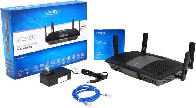 Alt view image 6 of 6 - Linksys E8350 AC2400 4X4 Dual-Band Gigabit Wi-Fi Router, Optimal for HD Video Streaming and Lag-Free Gaming