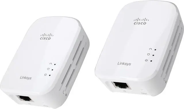 Main image of LINKSYS PLEK500-CA Powerline HomePlug AV2 AV500 1 Port Gigabit Ethernet Kit, Up to 500Mbps