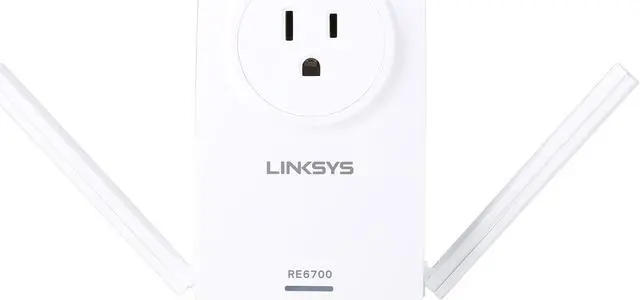 Alt view image 2 of 8 - Linksys RE6700 AC1200 AMPLIFY Dual-Band Wi-Fi Range Extender