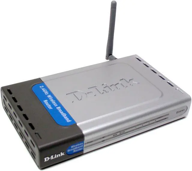 Main image of D-Link DI-614+ Wireless Router with Built in 4-Port Switch IEEE 802.11b, IEEE 802.3, 802.3u, 802.3x