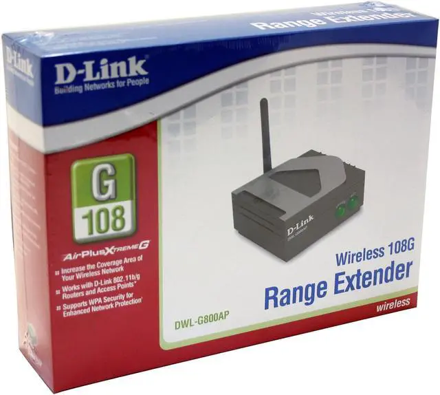 Alt view image 4 of 4 - D-Link DWL-G800AP High-Speed 2.4GHz Wireless Range Extender