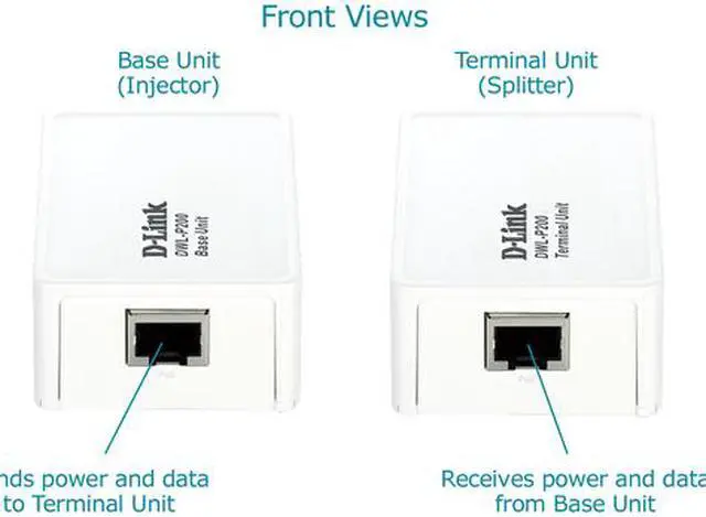 Alt view image 4 of 5 - D-Link DWL-P200 Power over Ethernet Adapter Kit