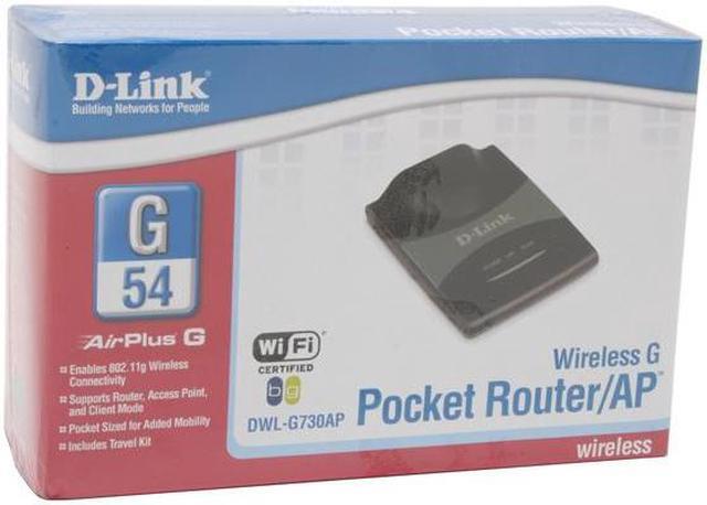 Alt view image 5 of 5 - D-Link DWL-G730AP High Speed Wireless Pocket Router/AP