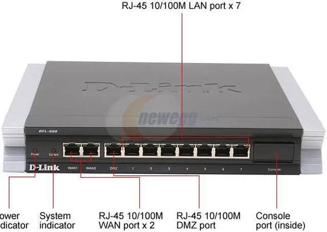 Alt view image 2 of 5 - D-Link DFL-800 Desktop Firewall