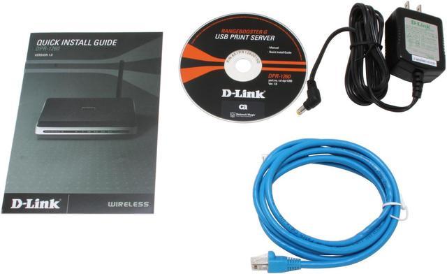 D-Link DPR-1260 Rangebooster G Multifunction Print Server 