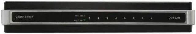 Main image of D-Link DGS-2208 Unmanaged 8-Port Desktop Green Ethernet Switch