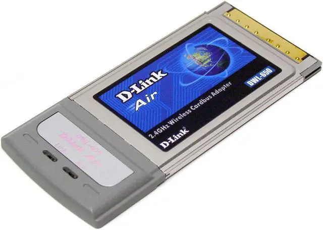 Main image of D-Link AirPlus DWL-650 Wireless Cardbus Adapter
