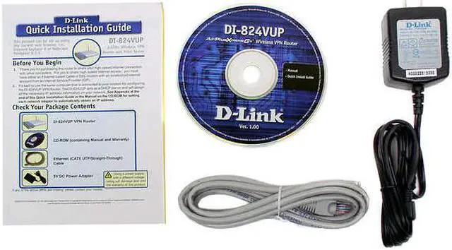 Alt view image 4 of 5 - D-Link DI-824VUP Wireless Network Router IEEE 802.3/3u, IEEE 802.11b/g