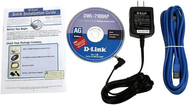 Alt view image 4 of 5 - D-Link DWL-7100AP Wireless Access Point