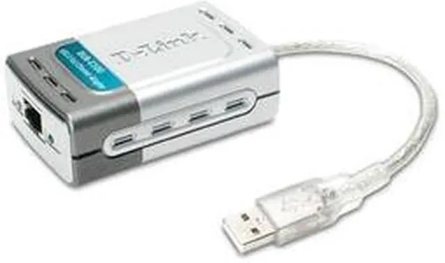 Main image of D-Link DUB-E100 Network Adapter 10/100Mbps USB RJ-45, USB Type-A
