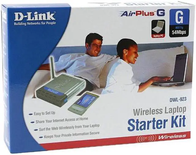 Alt view image 6 of 6 - D-Link DWL-923 Wireless G Laptop Starter Kit DI-524 IEEE 802.11g  IEEE 802.11b  IEEE 802.3  IEEE 802.3u   DWL-G630 IEEE 802.11g  IEEE 802.11b