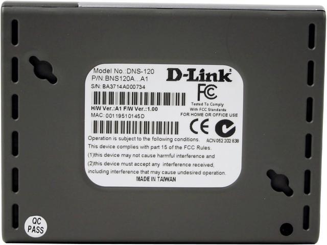Alt view image 6 of 8 - D-Link DNS-120 Express Network Storage Adapter