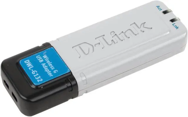 Main image of D-Link DWL-G132 High-Speed Wireless Adapter IEEE 802.11b/g USB 2.0 Up to 108Mbps Wireless Data Rates