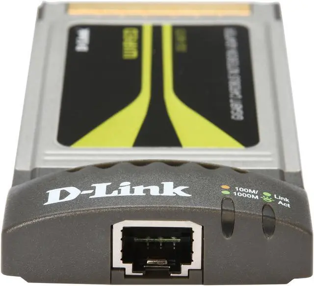 Alt view image 2 of 5 - D-Link GigaExpress DGE-660TD 32-bit Gigabit Ethernet Cardbus Notebook Adapter