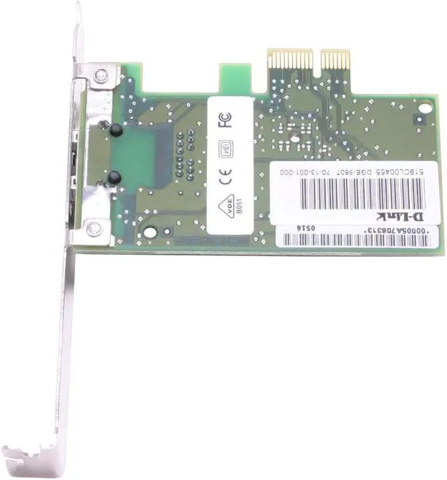 Alt view image 3 of 5 - D-Link DGE-560T Gigabit Network Adapter 10/100/1000Mbps PCI-Express 1 x RJ45