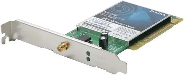 Main image of D-Link DWL-G550 High-Powered Wireless Desktop Adapter IEEE 802.11b/g PCI Up to 108Mbps Wireless Data Rates