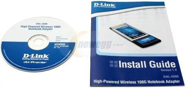 Alt view image 3 of 4 - D-Link DWL-G680 High-Powered Wireless 108G Notebook Adapter