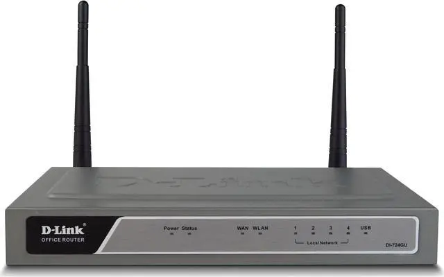 Main image of D-Link DI-724GU Wireless 108G QoS Gigabit Office Router IEEE 802.3/3u, IEEE 802.11b/g