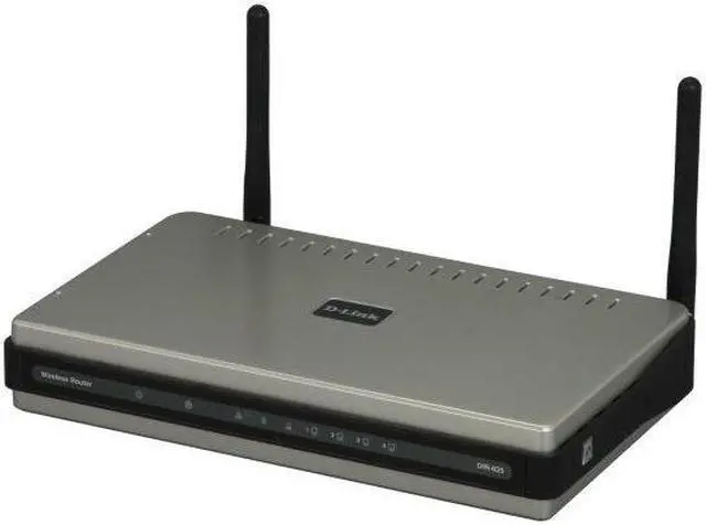Alt view image 2 of 5 - D-Link DIR-625 RangeBooster N Router IEEE 802.3/3u, IEEE 802.11b/g, IEEE802.11n Draft