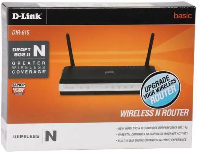 Alt view image 9 of 9 - D-Link DIR-615 Wireless N 300 Router IEEE 802.3/3u, IEEE 802.11 n/g