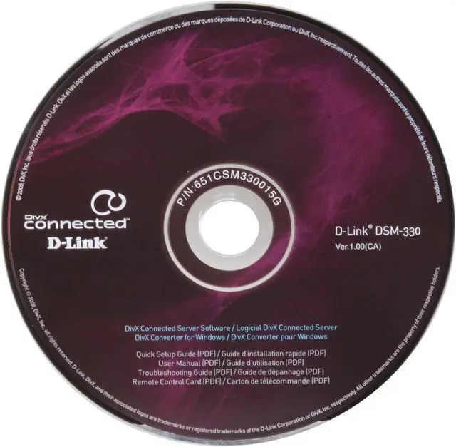 Alt view image 6 of 7 - D-Link DSM-330 DivX Connected HD Media Player