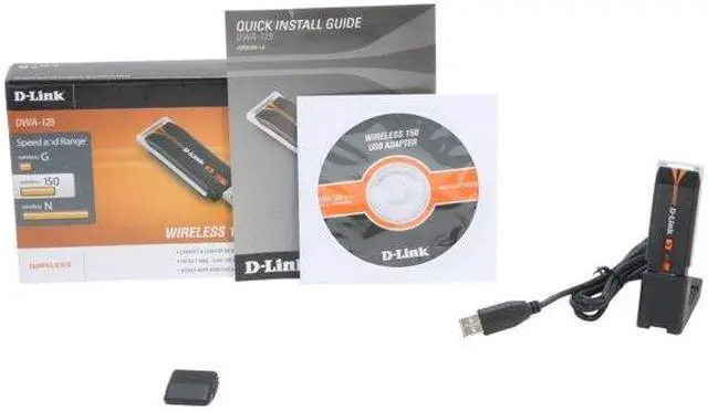 Alt view image 11 of 12 - D-Link  Wireless N150 USB Adapter (DWA-125)