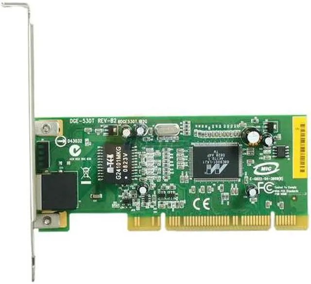 Alt view image 3 of 5 - D-Link DGE-530T/RE Gigabit Desktop Adapter 10/100/1000Mbps PCI 1 x RJ45