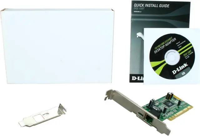 Alt view image 5 of 5 - D-Link DGE-530T/RE Gigabit Desktop Adapter 10/100/1000Mbps PCI 1 x RJ45