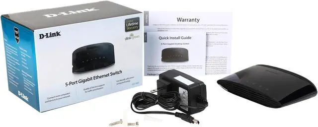 Alt view image 8 of 7 - D-Link  DGS-1005G  Gigabit Desktop Switch