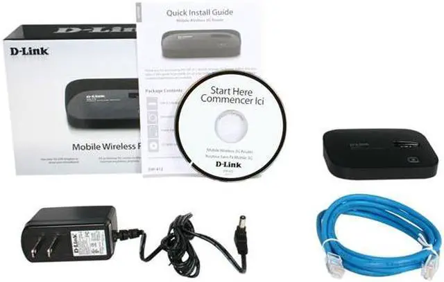 Alt view image 5 of 5 - D-Link Mobile Wireless-N Router (DIR-412) N150, 3G, Portable, Mobile