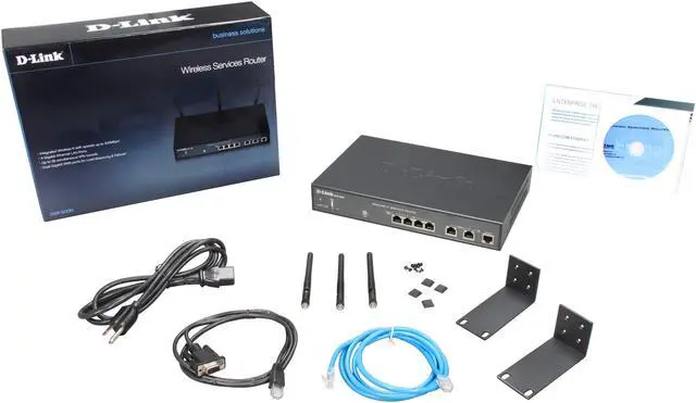 Alt view image 5 of 5 - D-Link DSR-500N Dual Wan 4-Port Gigabit Wireless VPN Router with Dynamic Web Content Filtering