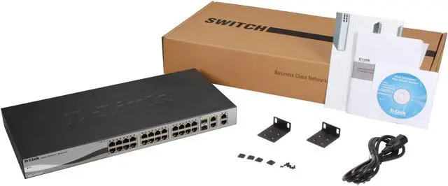 Alt view image 5 of 5 - D-Link WebSmart DES-1210-28 Smart Switch