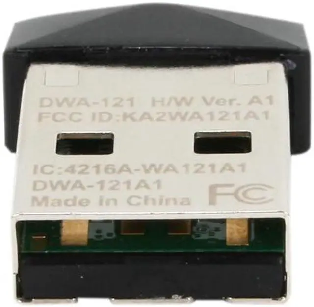 Alt view image 4 of 5 - D-Link Wireless N150 Pico USB Adapter (DWA-121)