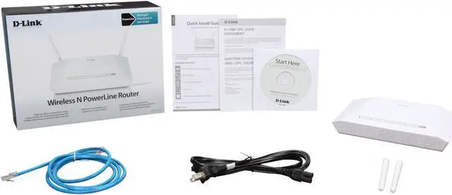 Alt view image 5 of 5 - D-Link Powerline Router (DHP-1320) Wireless N300, Up to 200Mbps PowerLine, Hybrid