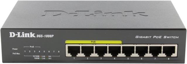 D-Link [certifié reconditionné] Switch Ethernet Gigabit 8 ports (paquet de 2)  - DGS-1008G/RE/2PK – D-Link Shop Canada